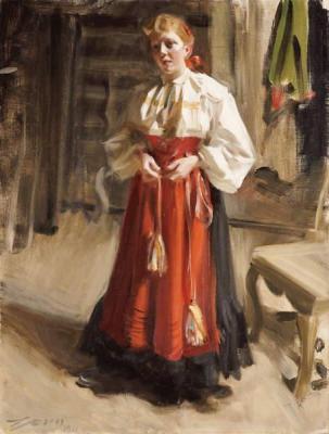 [Zorn - Girl in Orsa Costume] 