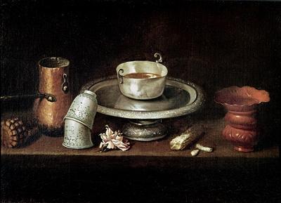 [Zurbaran - Still Life with a Bowl of Chocolate] 